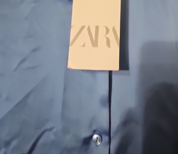 Blue Button-Up Shirt - Picture 3 of 6